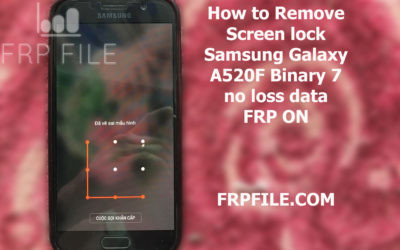 remove screenlock a520f no loss data