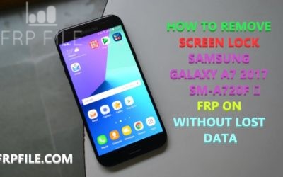 remove screen lock A720F without lost data