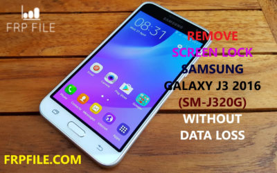 remove screen lock samsung j3 2016 no loss data