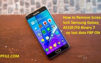 remove screen lock A510F no lost data