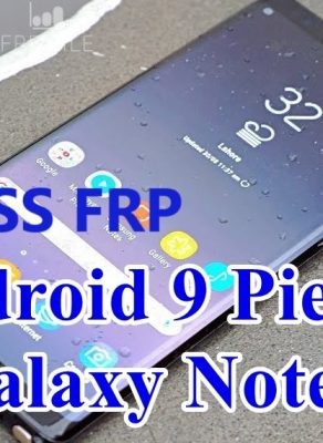frp bypass note 8 android 9