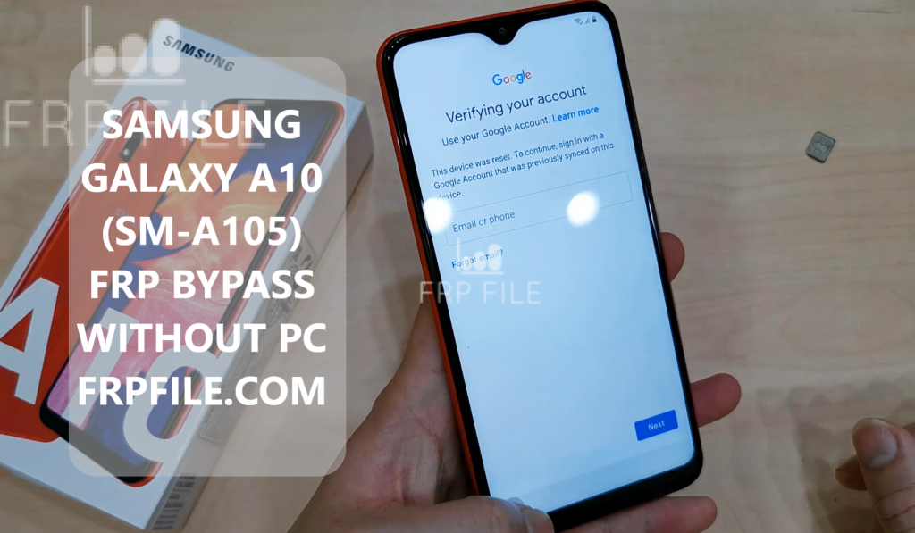samsung a10 frp bypass tool