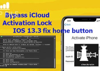 BYPASS iCloud iOS 13.3.1 fix home button