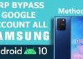 samsung android 10 frp bypass