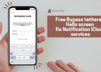 Free Bypass tethered hello screen ios 12-18