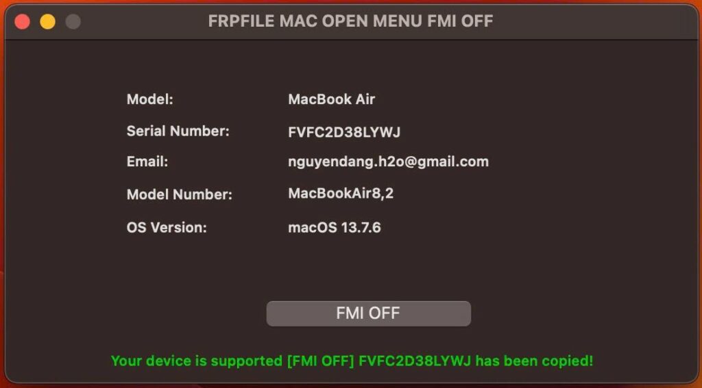 turn off find my mac